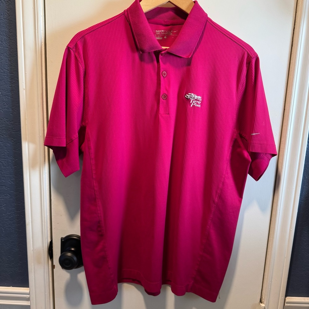 Nike Torrey Pines golf polo Pink